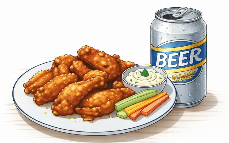 🍗 Alitas + 🍺 Cerveza